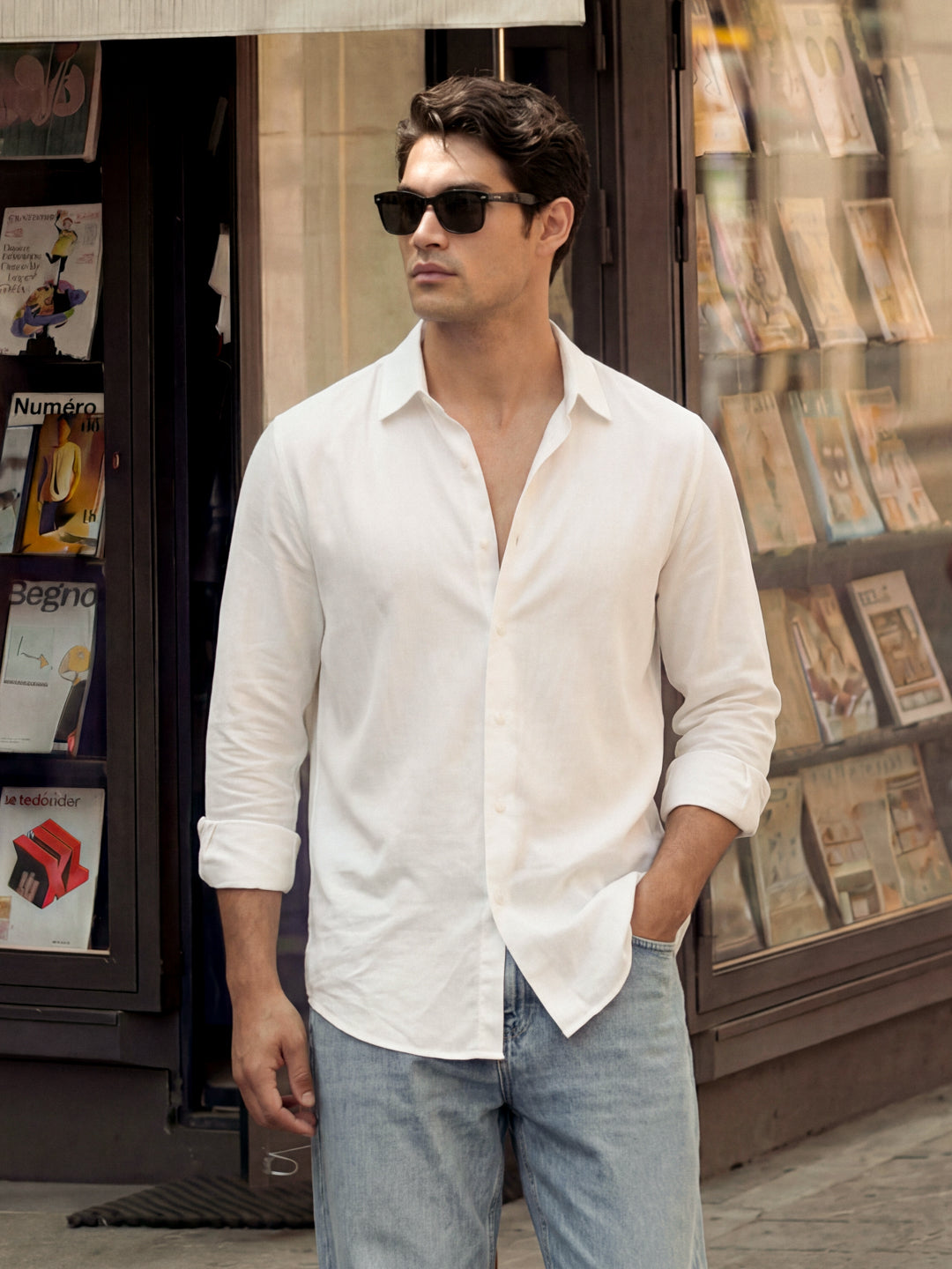 White Stretch Shirt