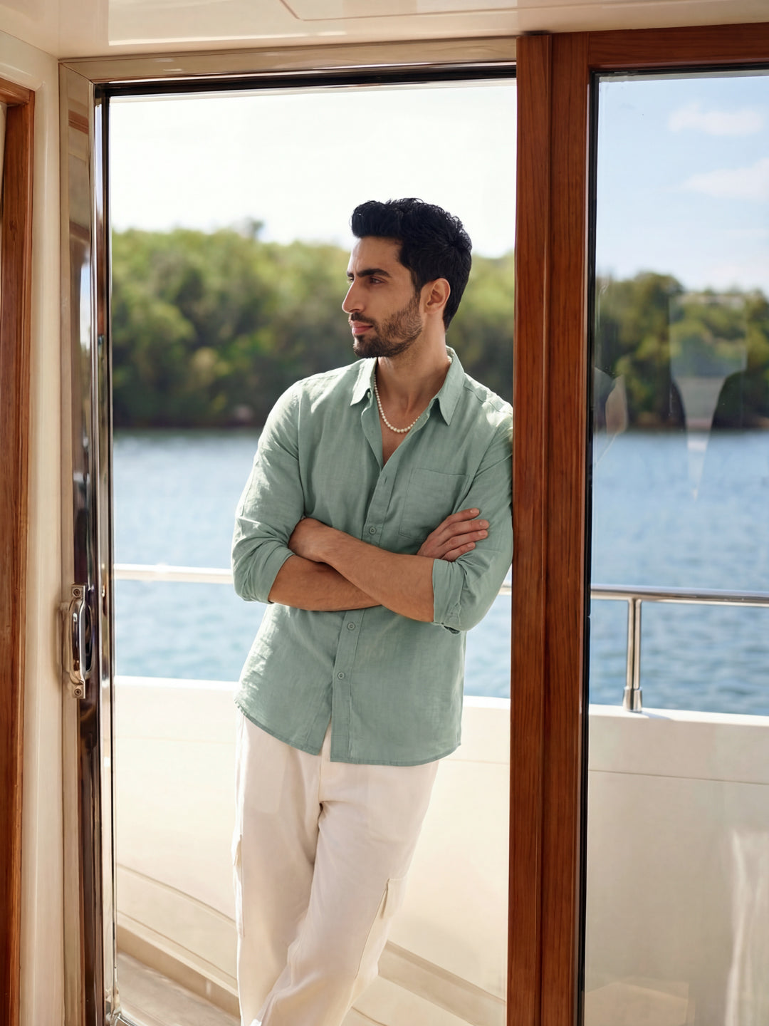 Sage Cottonlinen Shirt