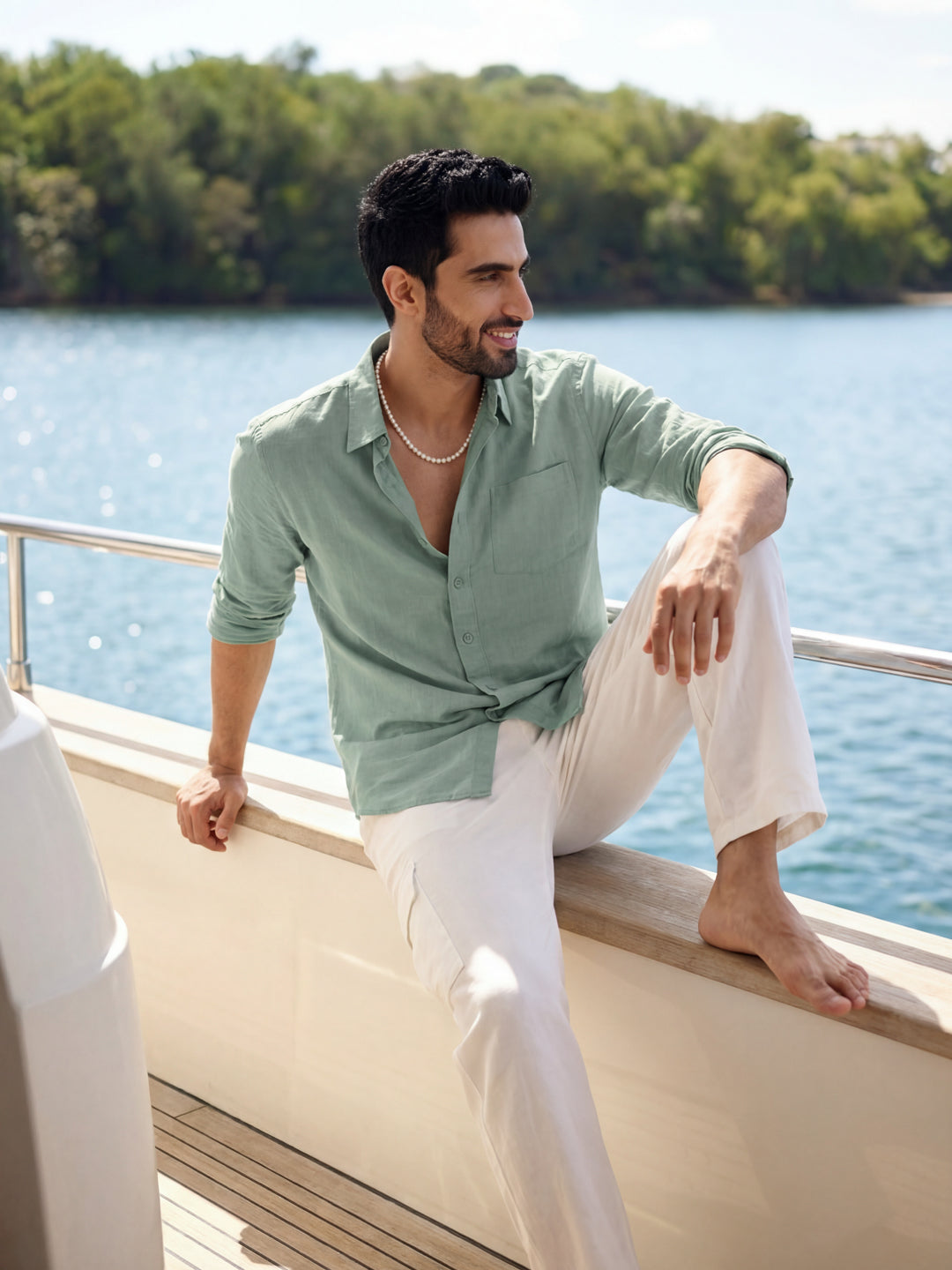 Sage Cottonlinen Shirt