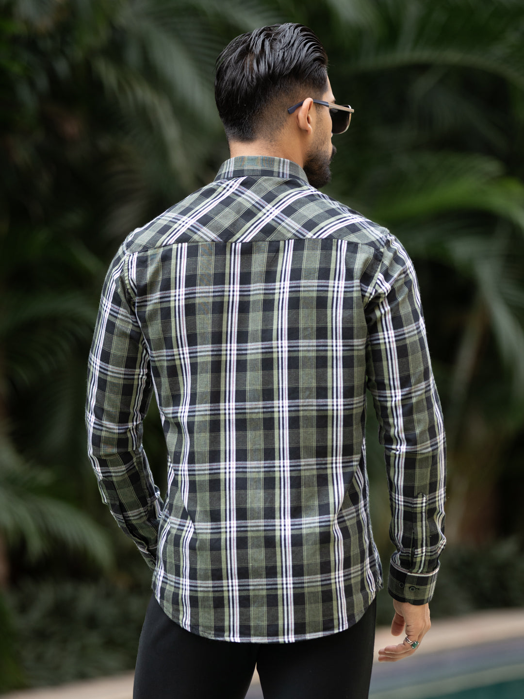 Oxford Plaid Check Shirt