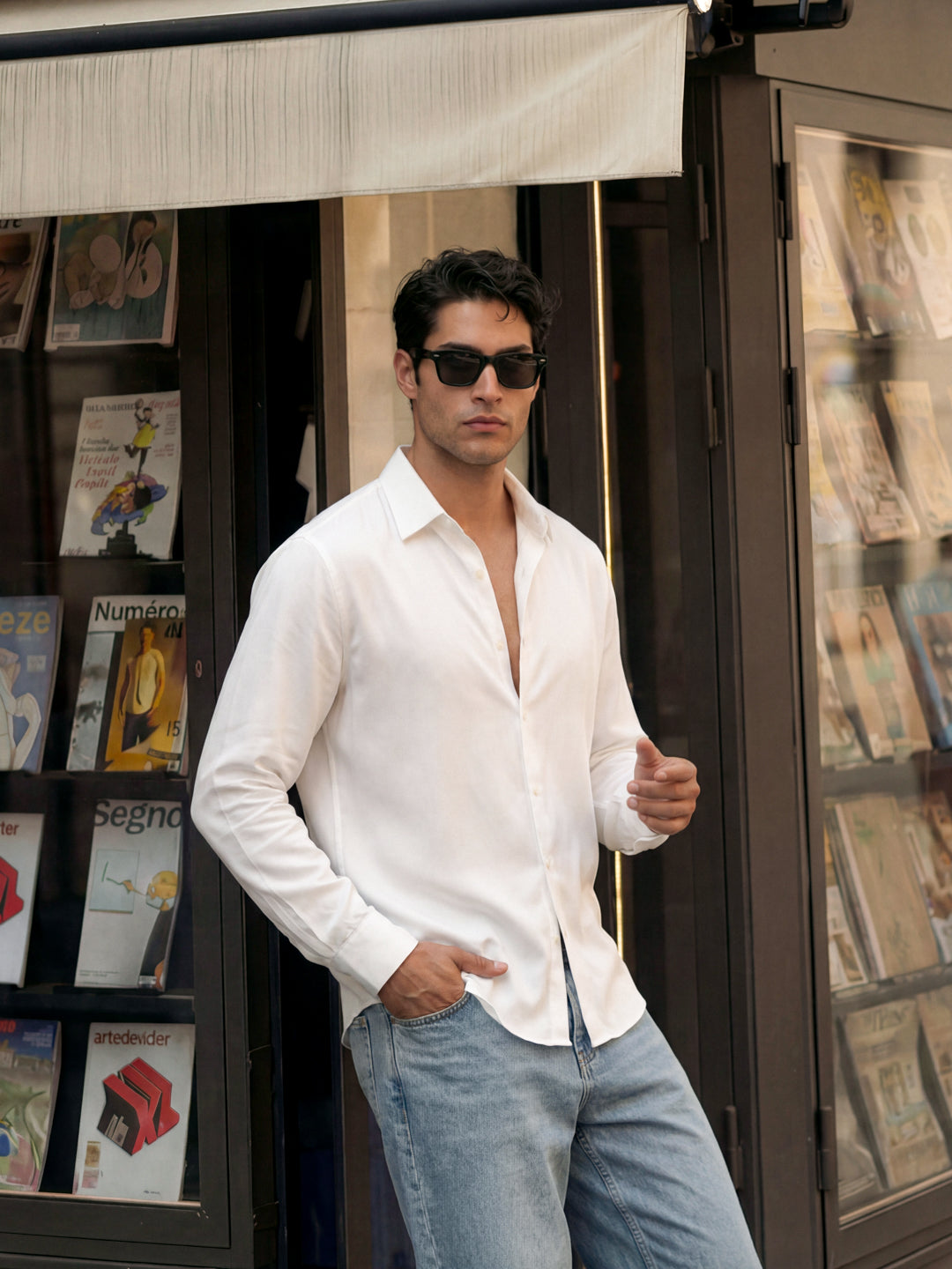 White Stretch Shirt