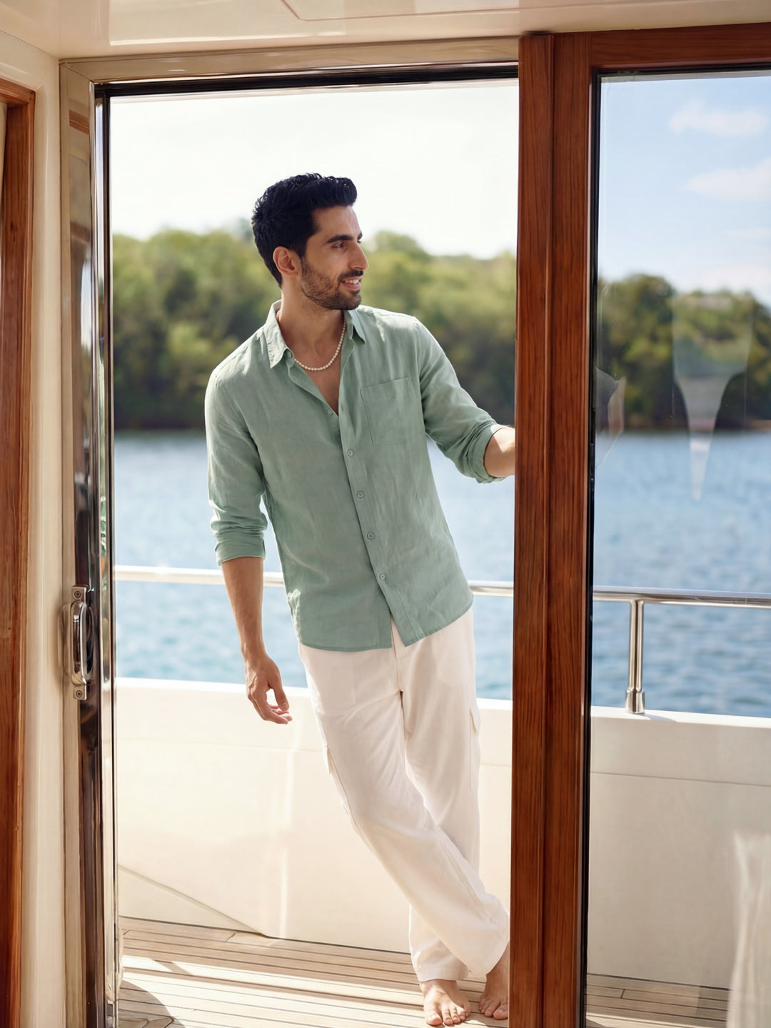 Sage Cottonlinen Shirt