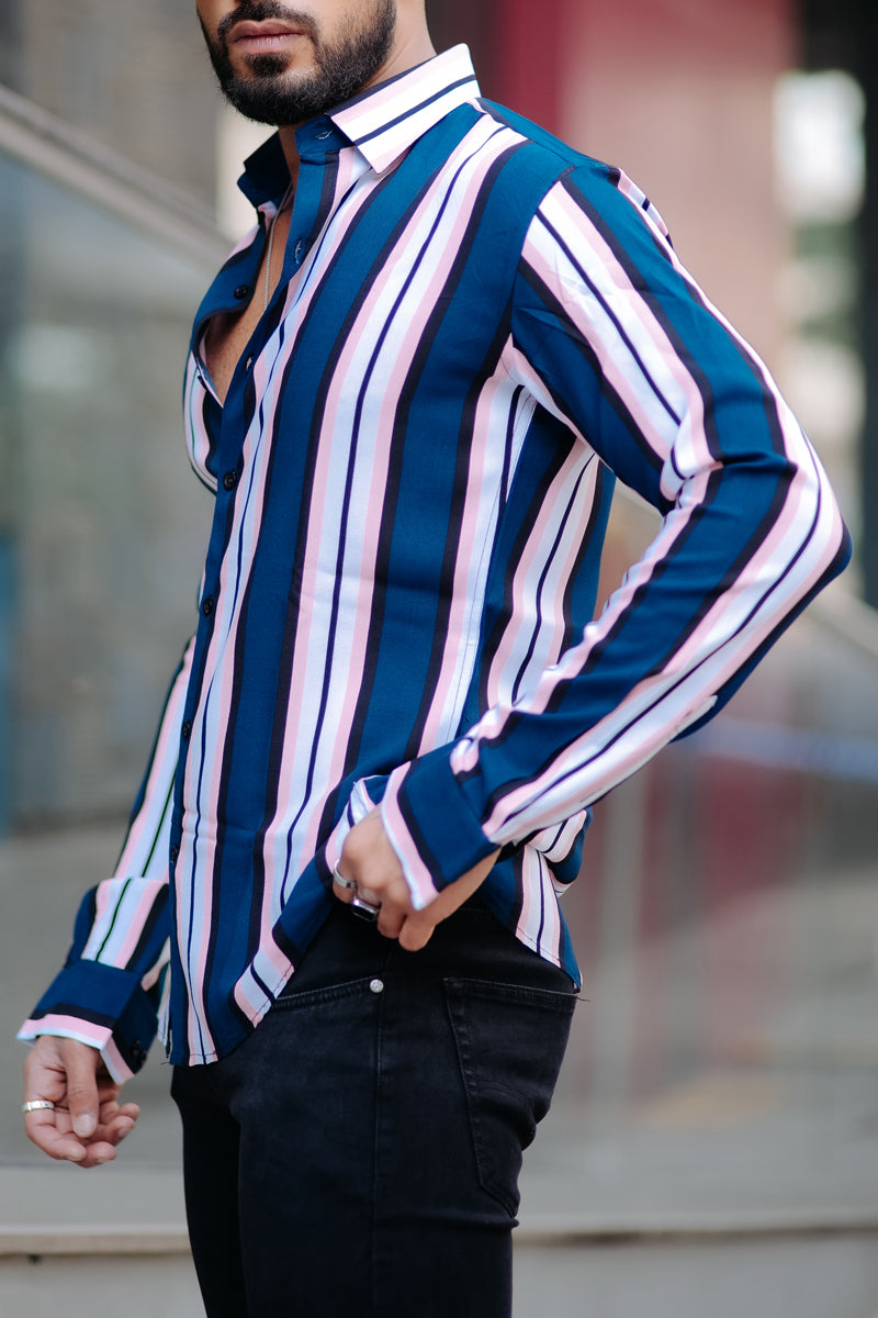 Multi-Colour Striped Shirt