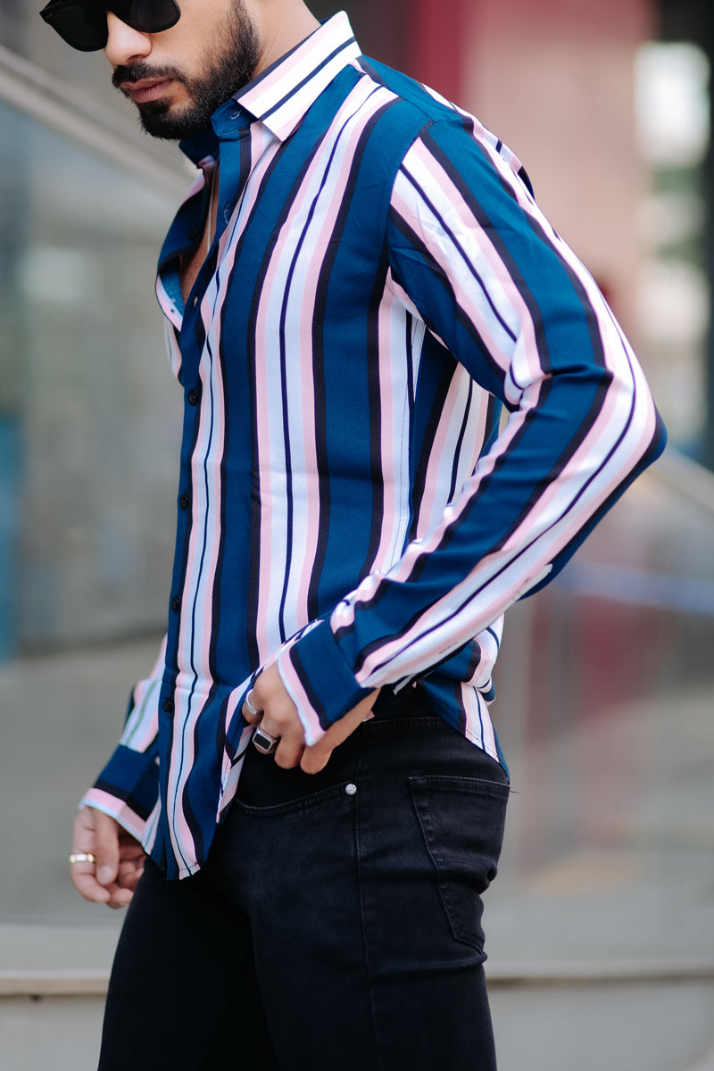 Multi-Colour Striped Shirt