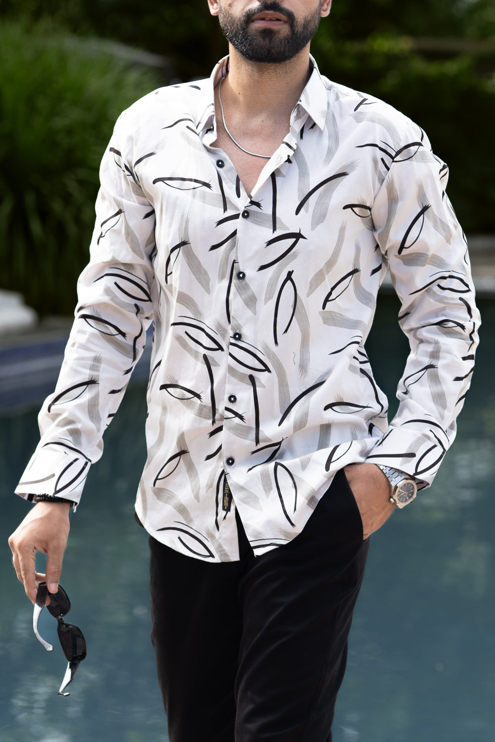 Crisp Leafy Printed Shirt