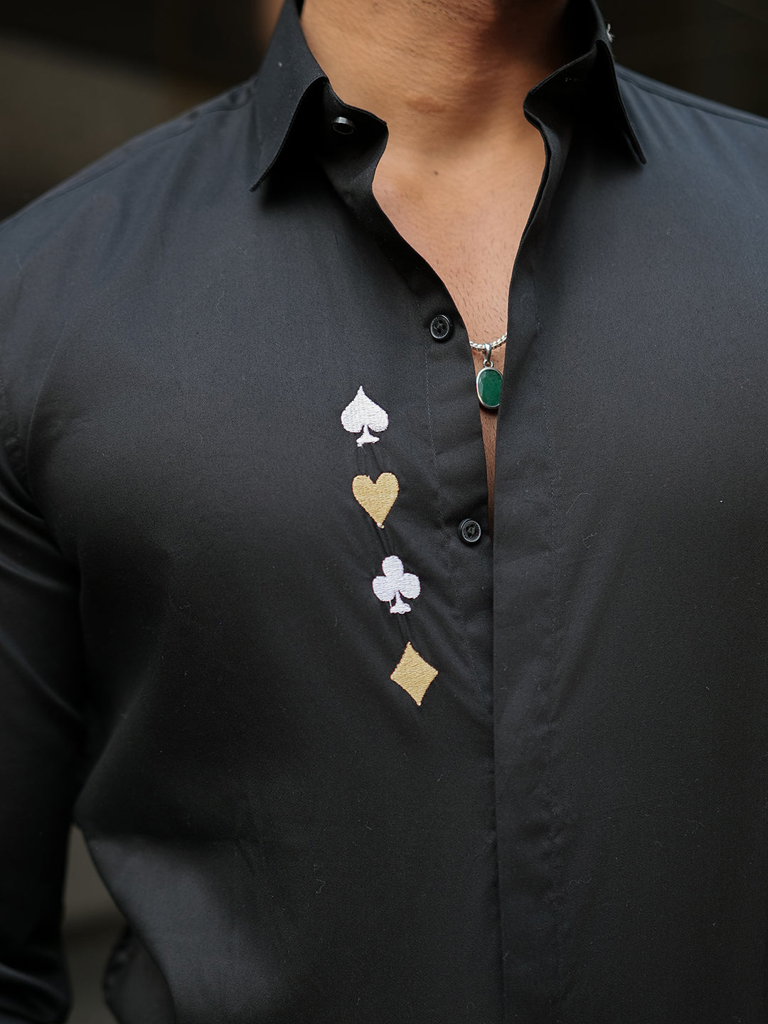 Black Spade Embroidery