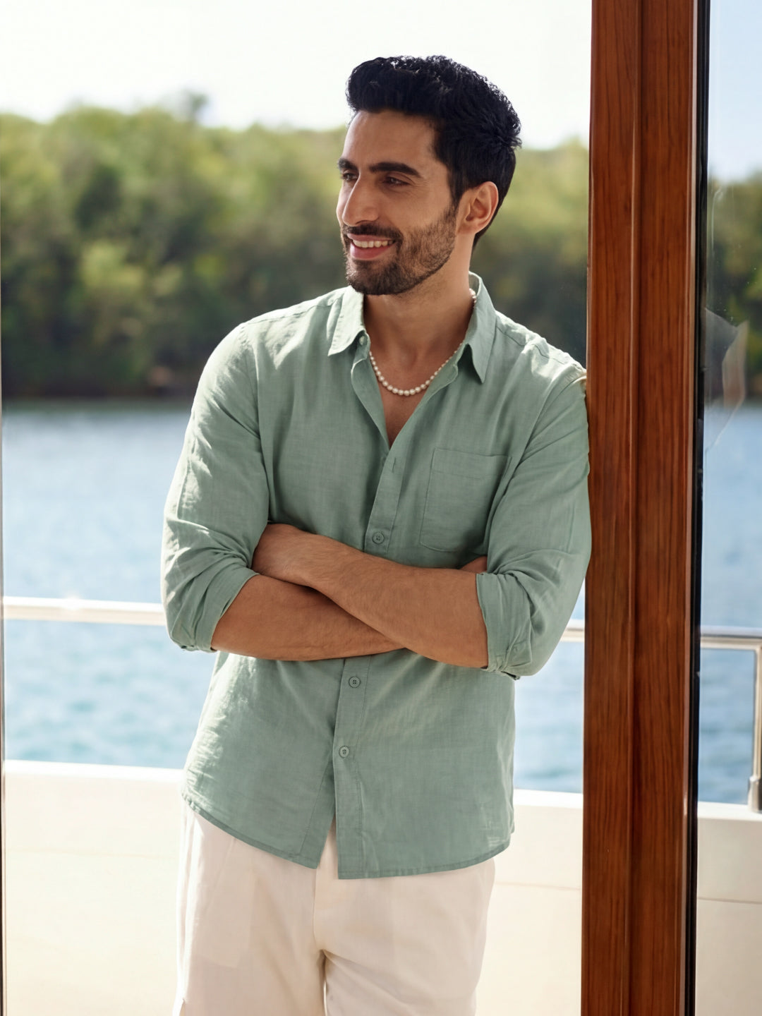 Sage Cottonlinen Shirt