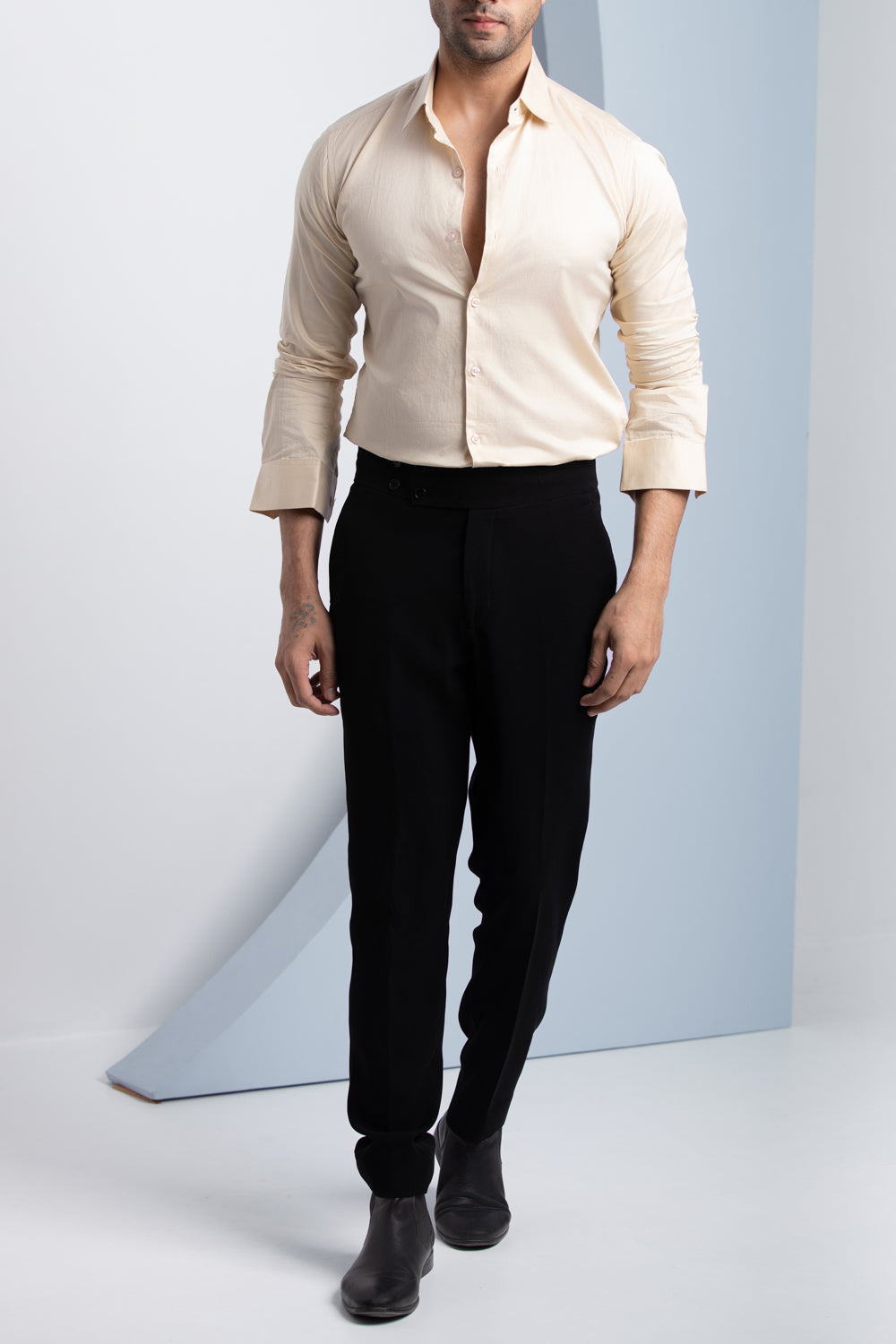 Classic Cream - Cotton Satin Shirt