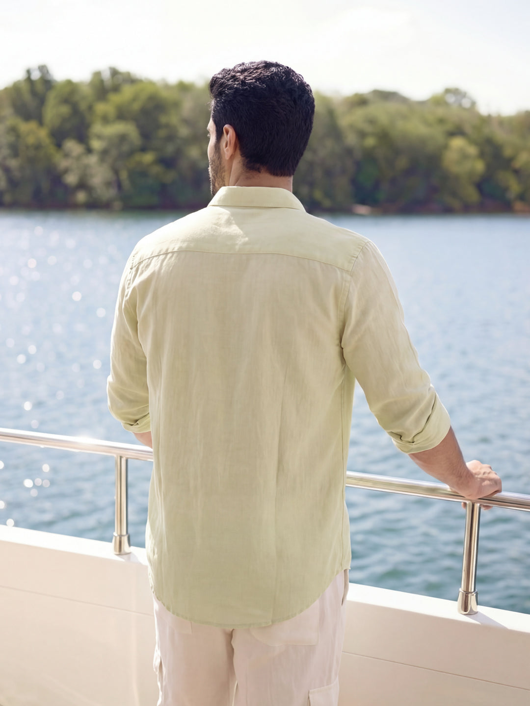 Lemon Cottonlinen Shirt